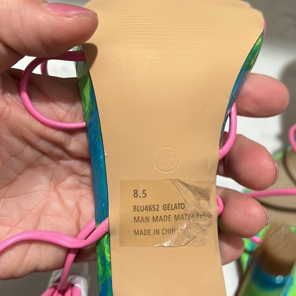 NWOT{Lemonade}Sz 8.5 Gelato Lace Up Stilettos - Picture 3 of 6